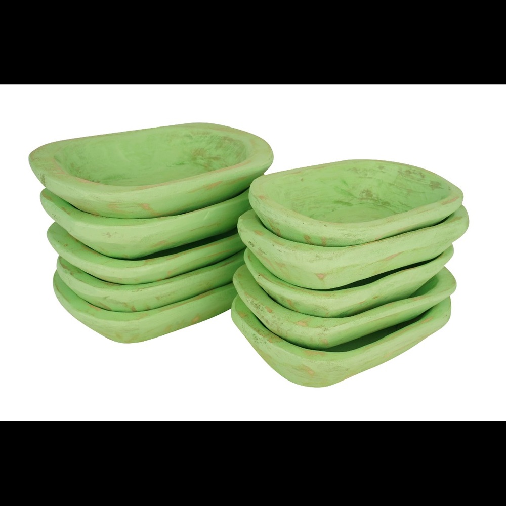 Green Dough Bowl 6x10